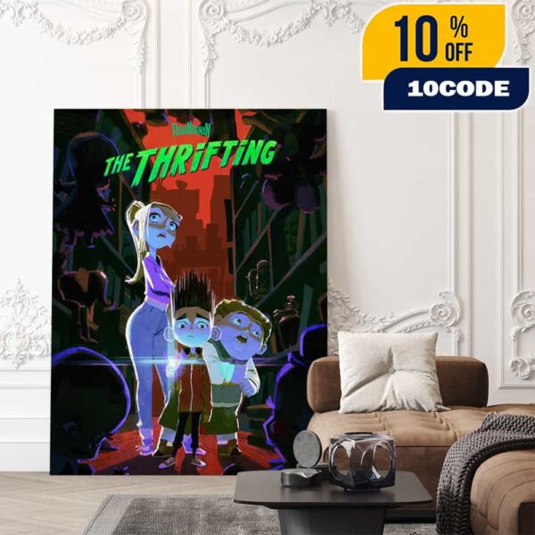 First Poster At Laika’s CG-animated Short The Thrifting The Paranorman Short Film October 30th 2025 Poster Canvas Home Decor