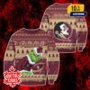 Funny Pornhub Hoe Hoe Hoe Ugly Christmas Sweater With Snowflakes Snowman And Reindeer Holiday Design For Adults