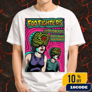 Foo Fighters New Haven September 23 2025 Poster Toad’s Place Official Concert Print Pop Up Show Merchandise Unisex T-Shirt
