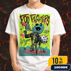Foo Fighters Surprise Show On September 21 2025 At The Black Cat Washington DC Poster Event Artwork By Stan Draws Merchandise Unisex T-Shirt