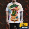 Green Day The Saviors Tour September 12 2025 At Arena Da Baixada Curitiba Brazil Vira-lata Caramelo Artwork Number 12 Poster By Jonas Santos All Over Print Graphic T-Shirt, Hoodie