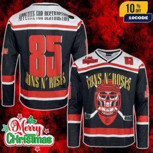 Guns N’ Roses Number 85 Appetite For Destruction Hockey Jersey Multicolour By EMP Merch