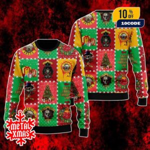 Guns N’ Roses Sweet Child o’ Mine Ugly Christmas Sweater Holiday Rock Knit