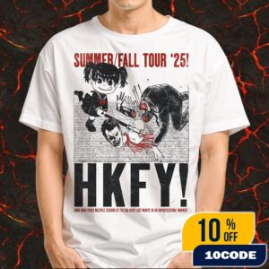 Hong Kong Fuck You Summer Fall Tour 2025 USA Nationwide Tour Poster Merchandise Unisex T-Shirt