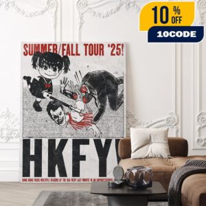 Hong Kong Fuck You Summer Fall Tour 2025 USA Nationwide Tour Poster Poster Canvas Home Decor