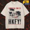 Hong Kong Fuck You Summer Fall Tour 2025 USA Nationwide Tour Poster Unisex Washed Tee