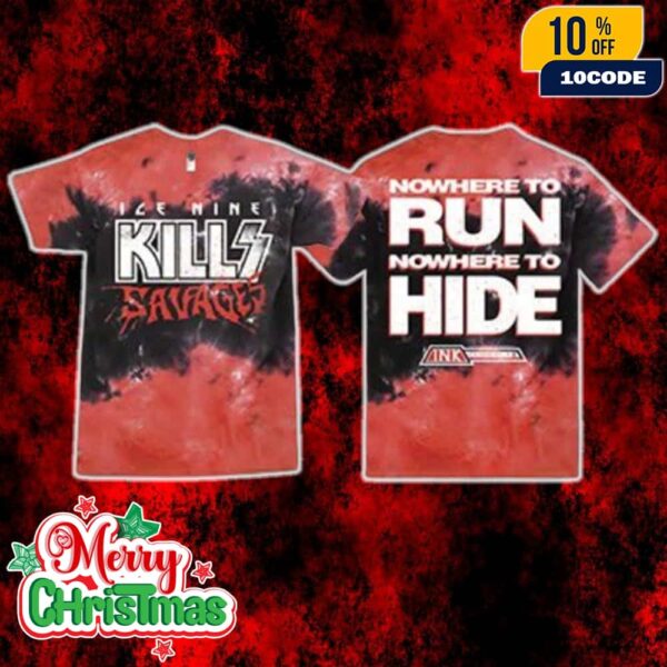 Ice Nine Kills Morgue And Krypt Horror Fest September 26-28 2025 Isleta Resort And Casino Albuquerque New Mexico Savages Nowhere To Run Nowhere To Hide Unisex T-Shirt