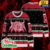 Ice Nine Kills Ugly Christmas Sweater The Silver Scream Holiday Skull Horror Movie Inspired Knit Jumper Merch