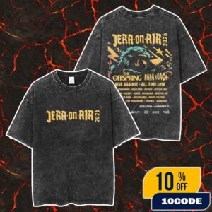 Jera On Air 2026 Festival On June 25-26-27 2026 At Ysselsteyn Netherlands Poster Lineup Merch Unisex Two Sided Washed T-Shirt
