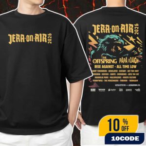 Jera On Air 2026 Festival On June 25-26-27 2026 At Ysselsteyn Netherlands Poster Lineup Unisex T-Shirt Merchandise