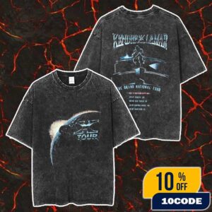 Kendrick Lamar The Grand National Tour 2025 With SZA GNX Album Latin America Tour Dates Merch Unisex Two Sided Washed T-Shirt