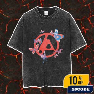 Linkin Park Anarchy Logo Japan Official New Items Arrival By James Jean September 24 2025 From Zero World Tour Vintage Washed Unisex T-Shirt