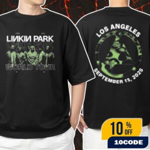 Linkin Park From Zero World Tour 2025 Official Los Angeles Merchandise On September 13 2025 At Intuit Dome Unisex T-Shirt Merchandise