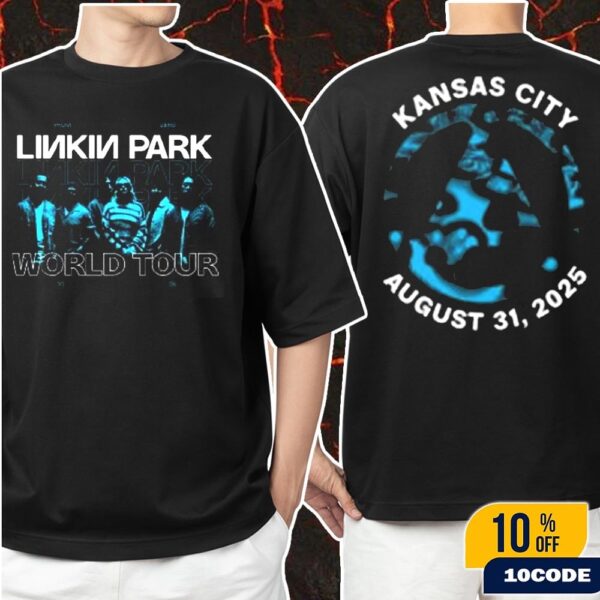 Linkin Park Kansas City From Zero World Tour 2025 Event Merch Tee At T-Mobile Center In MO On August 31 2025 Classic Two Sides T-Shirt