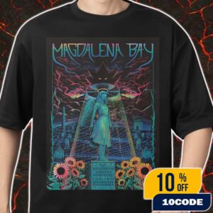 Magdalena Bay Event Poster Show On September 26-27 2025 At Hollywood Forever Cemetery Los Angeles Imaginal Mystery Tour Artwork By Lewy Jones Merch Unisex T-Shirt