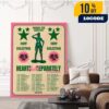 Coachella 2026 Indio California Lineup At Empire Polp Club On April with Sabrina Carpenter, Justin Bieber, Karol G and Anyma Home Decor Poster Canvas