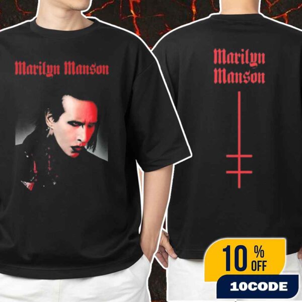 Marilyn Manson OAUG Photo Simple Unisex T-Shirt Merchandise