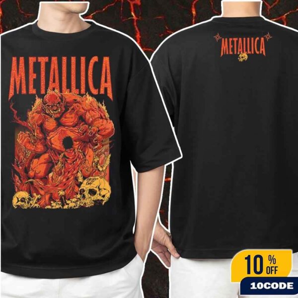 Metallica Hero Of The Day Load Remastered 2025 Poster Art Metallica Merch Fan Gifts Classic Two Sides T-Shirt