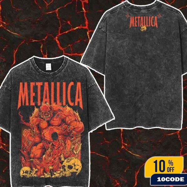 Metallica Hero Of The Day Load Remastered 2025 Poster Art Metallica Merch Fan Gifts Wash Two Sides T-Shirt