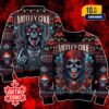 Rammstein Ugly Sweater Christmas Jumper Holiday Sweater Black Gold Knit Band Merch Angel Wings Artwork Snowflake Pattern Unisex