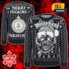 Pink Floyd Ugly Sweater Christmas Jumper Holiday Wish You Were Here Knit Black White Pink Tree Snowflake Pattern For Friends