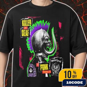 Motorhead Killed By Deaf A Punk Tribute To Motorhead 31st October 2025 Poster Artwork Merch Unisex T-Shirt