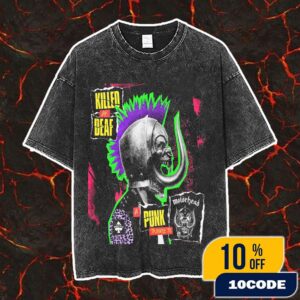 Motorhead Killed By Deaf A Punk Tribute To Motorhead 31st October 2025 Poster Artwork Vintage Washed Unisex T-Shirt