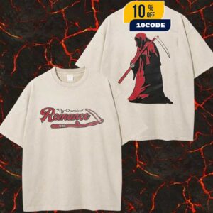 My Chemical Romance Shaky Knees Music Festival September 19-21 2025 At Piedmont Park Atlanta Georgia Event Tee Long Live The Black Parade Tour Two Sides Washed Unisex T-Shirt