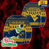 Wisconsin Badgers Grinch Ugly Christmas Sweater Red White Knitted Pullover Holiday Party Jumper For Men And Women