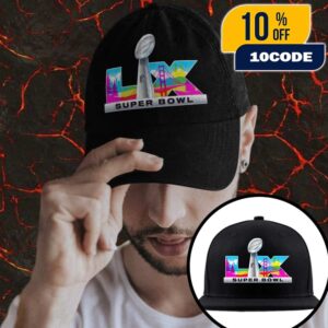 NFL Super Bowl LX On February 8 2026 Logo Golden Gate Bridge At Levi’s Stadium Santa Clara California Hat-Cap-Snapback