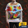 System Of A Down Poster Event Concert With Avenged Sevenfold On August 31-September 1 2025 At Soldier Field Chicago IL Artwork By Emek Studios All Over Print Graphic T-Shirt, Hoodie