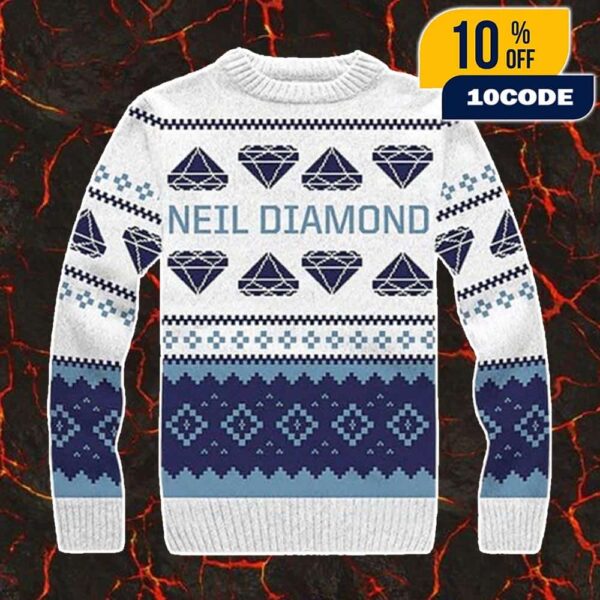 Neil Diamond Holiday Knit Sweater Christmas Gift For Fans Ugly Sweater