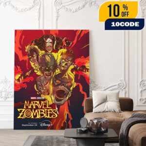 New Poster For Marvel Zombies September 24 2025 On Disney Plus Poster Canvas Home Decor
