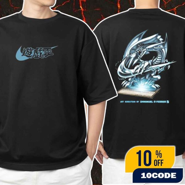 Nike x Yu-gi-oh Blue Eyes White Dragon Concept Based Off The Air Max 95 March 2025 Sneaker Unisex T-Shirt Merchandise
