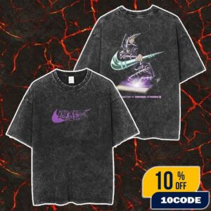 Nike x Yu-gi-oh Dark Magician Concept Based Off The Air Max 95 March 2025 Sneaker Merch Unisex Two Sided Washed T-Shirt