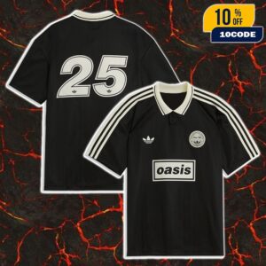 Oasis Adidas Jersey Football Shirt Part Of The Live ’25 Range On 31 August 2025 At MetLife Stadium Number 25 Polo Shirt