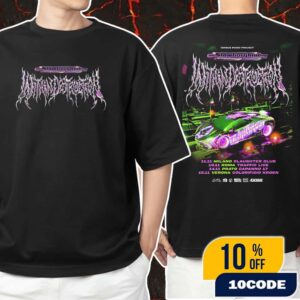 Official Band Within Destruction Slamborghini Tour 2025 At Italy November Tour Dates Milano-Roma-Prato-Verona Concert Tour Dates Poster Artwork Unisex T-Shirt Merchandise