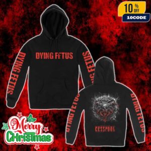 Official Dying Fetus Into The Cesspool New Merch 2025 Arrivals Cesspool Pull Hoodie Unisex
