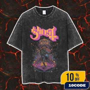 Official Ghost Band Merch Skeletour World Tour 2025 At Mexico City Dates 3 Concerts September 23-24-25 2025 At Palacio De Los Deportes XOCHIMILCO MX Tee Limited Washed T-Shirt