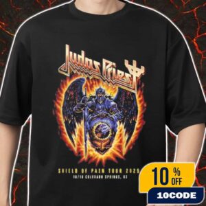 Official Judas Priest Shield Of Pain Tour 2025 Colorado Springs Event Tee On October 10 2025 Merch Unisex T-Shirt
