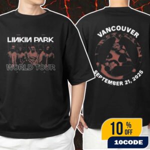 Official Linkin Park From Zero World Tour Vancouver Event Tee On September 21 2025 At Rogers Arena Unisex T-Shirt Merchandise