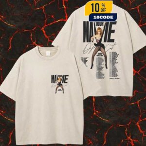 Official Live Nation Doja Cat Tour Ma Vie World Tour 2026 Poster Tour Dates With Signature Two Sides Washed Unisex T-Shirt