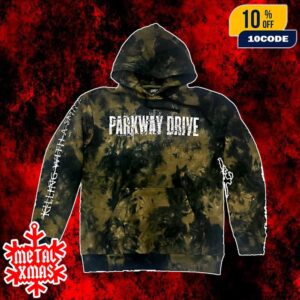 Official Parkway Drive Killing With A Smile Tie Dye Pullover Unisex Hoodie