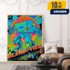 Official Poster The Offspring Supercharged Worldwide In ’25 Tour Denver Event Artwork By Lindsey Kuhn On September 7 2025 At Ball Arena Denver Poster Canvas Home Decor