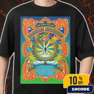 Official Poster Imagine Dragons Loom World Tour 2025 South America Poster Tour Dates Artwork By Nate Gonzalez Merch Unisex T-Shirt
