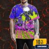 Official Poster Blink-182 Missionary Impossible Tour 2025 Saratoga Springs Event On September 7 2025 At Broadview Stage At SPAC Artwork By Vance Kelly All Over Print Graphic T-Shirt, Hoodie