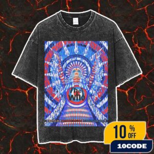 Official The Who Band Love Reign o’er Me Space Needle Artwork The Song Is Over North American Farewell Tour On September 25 2025 At Climate Pledge Arena Artwork By Brad Klausen Washed Tee