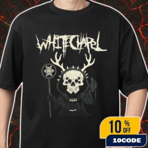 Official Whitechapel New Merch 2025 Arrivals Park Leader Black Merch Unisex T-Shirt
