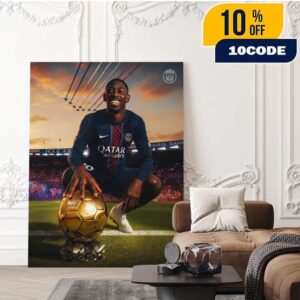 Ousmane Dembélé est votre Ballon d’Or 2025 Home Decor Poster Canvas