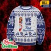 Titos Vodka Ugly Christmas Sweater Orange White Knit Pullover With Bottle Pattern A Friend With Titos Holiday Party Jumper